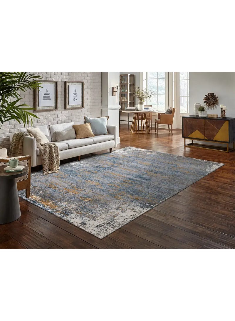 النساجون الشرقيون سجادة بريمافيرا أزرق مودرن – 120 × 180 سم – النساجون الشرقيون - Image 1